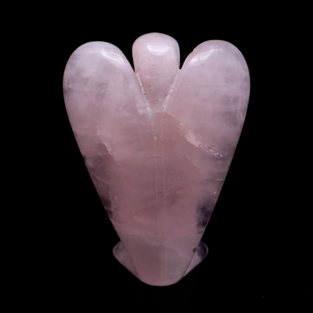 ローズクォーツ 天使 ヒーリング エンジェル 紅水晶 天然石 ブラジル産 Rose Quartz スピリチュアル クリスタル 浄化 1体