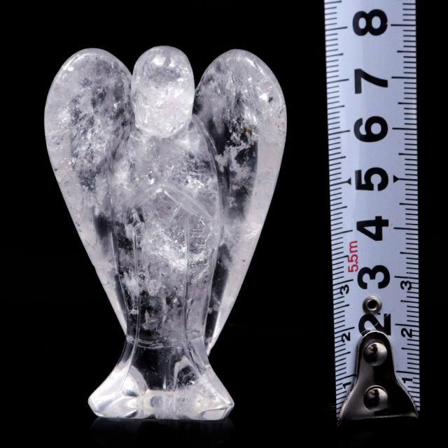 水晶 天使 ヒーリング エンジェル Lサイズ クリスタルクォーツ 天然石 ブラジル産 crystal スピリチュアル 1体