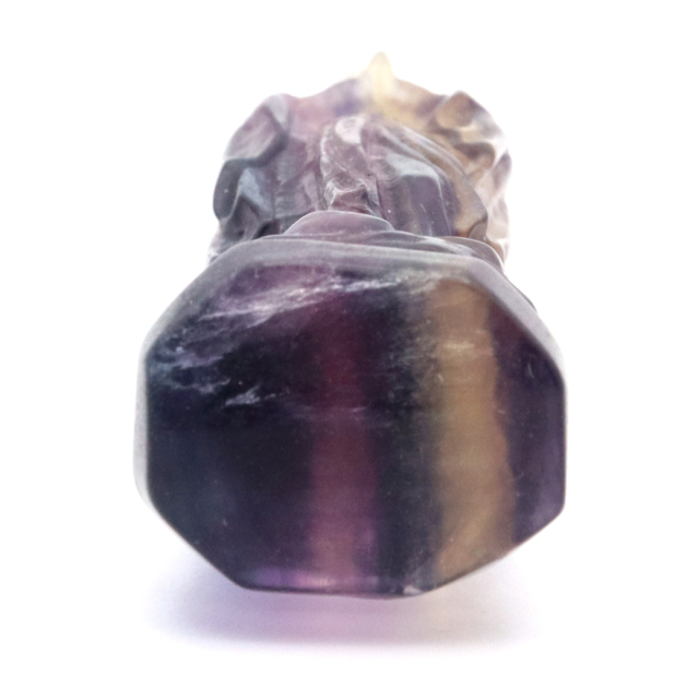 天然石 フローライト マリアカービング① ポメころび様＊フローライト