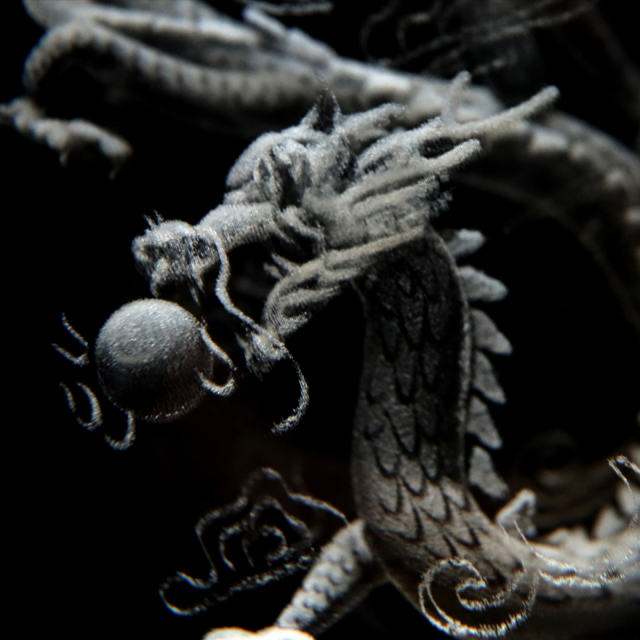 龍 クリスタルボール 約80mm 龍神 ドラゴンボール 干支 辰