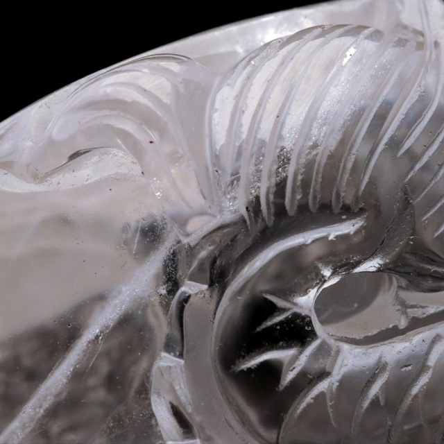 天然水晶 手彫り 1kg 龍 置物 台座付き 風水 クリスタル Crystal Dragon 1点 彫刻