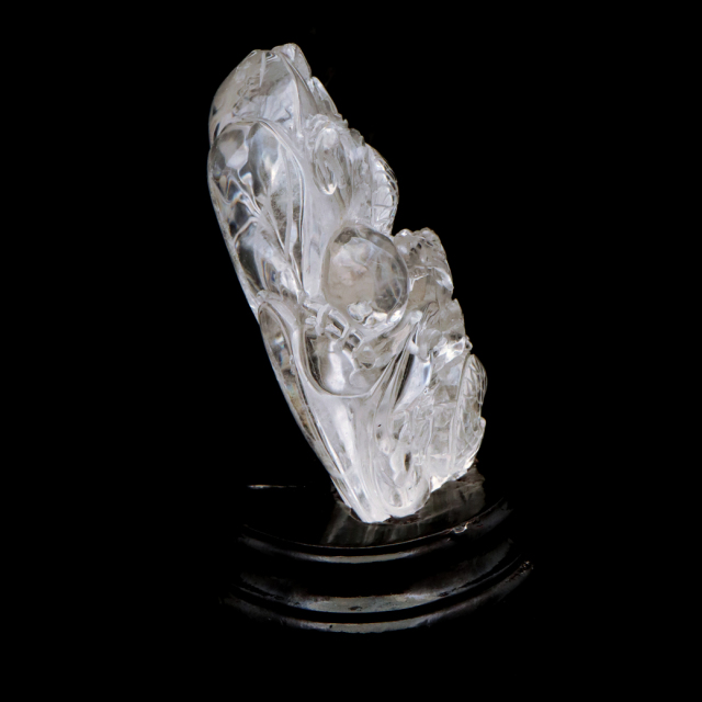 天然水晶 手彫り 1kg 龍 置物 台座付き 風水 クリスタル Crystal Dragon 1点 彫刻