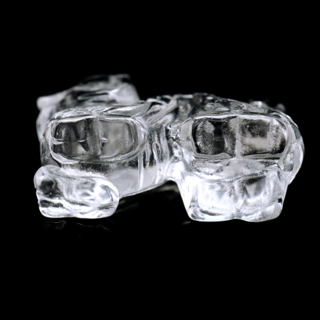水晶 龍 置き物 2024年 干支 辰 クリスタルクォーツ 彫刻 正月