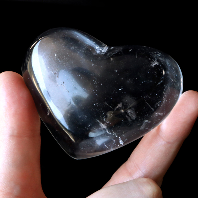 水晶 お皿 浄化皿 受け皿 ハート型 プレート クリスタルクォーツ ブラジル産 癒し ヒーリング 浄化 天然石 パワーストーン