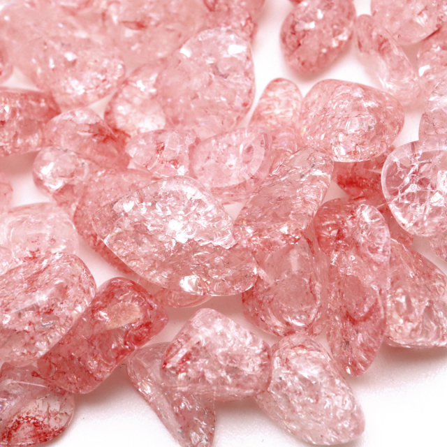 天然石 パワーストーン ルビー(結晶) 置物 赤 ピンク org.jpg