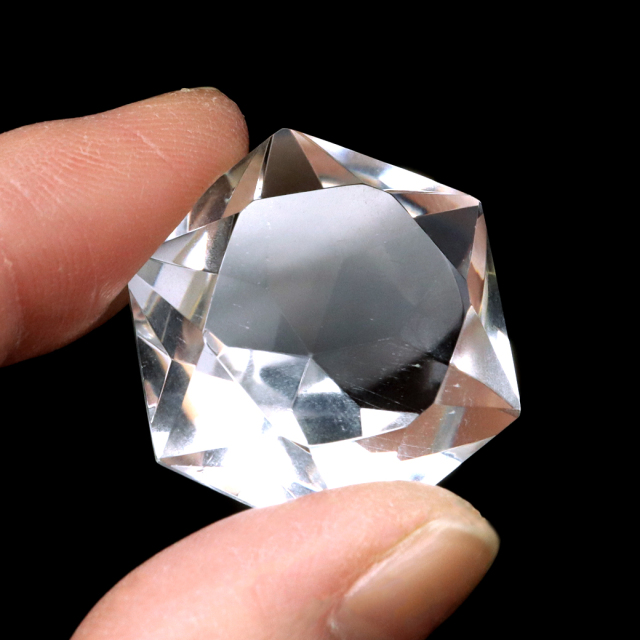 水晶 六芒星 ブラジル ゴイアス州産  抜群の透明感 クリスタルクォーツ 天然石 crystal スピリチュアル クリスタル 浄化 1個
