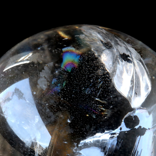 １点物 レインボー レムリアンシード 虹 天然 水晶 丸玉 144g 台座付き 楽天市場】レムリアンシード 水晶 丸玉 台座付き 直径57mm 1点