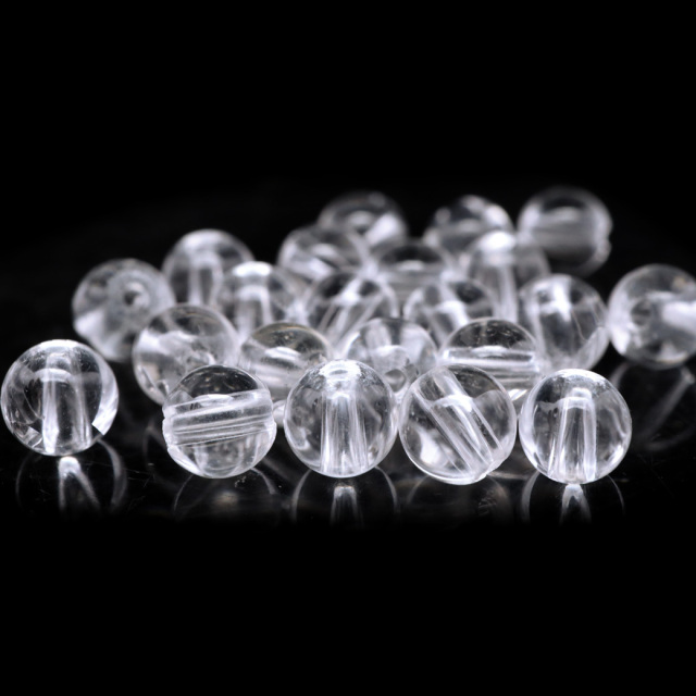 水晶 粒売り 1粒 ビーズ 4mm AAA 透明 クリスタルクォーツ アクセサリー パーツ ハンドメイド 手作り