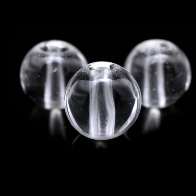 水晶 粒売り 1粒 ビーズ 6mm AAA 透明 クリスタルクォーツ アクセサリー パーツ ハンドメイド 手作り