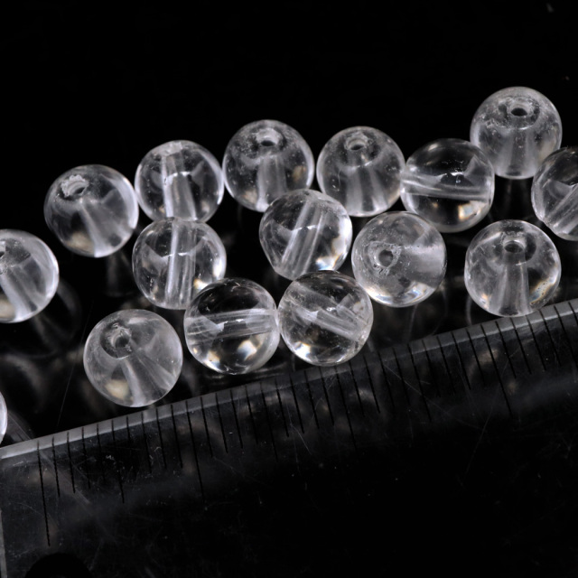 水晶 粒売り 1粒 ビーズ 6mm AAA 透明 クリスタルクォーツ アクセサリー パーツ ハンドメイド 手作り