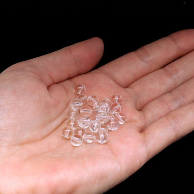 水晶 粒売り 1粒 ビーズ 6mm AAA 透明 クリスタルクォーツ アクセサリー パーツ ハンドメイド 手作り