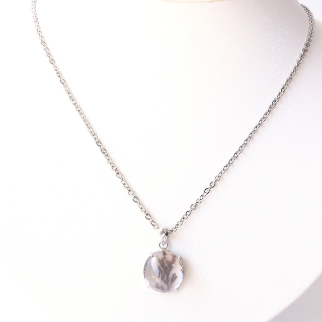 デンドリティック クォーツ ペンダント Silver925 自然の芸術 1点物 天然石 パワーストーン