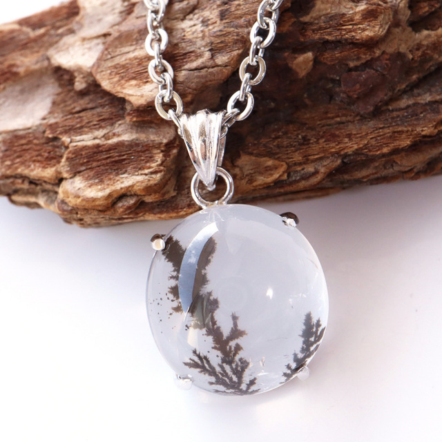 デンドリティック クォーツ ペンダント Silver925 自然の芸術 1点物 天然石 パワーストーン