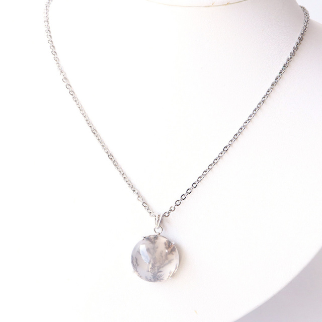 デンドリティック クォーツ ペンダント Silver925 自然の芸術 1点物 天然石 パワーストーン