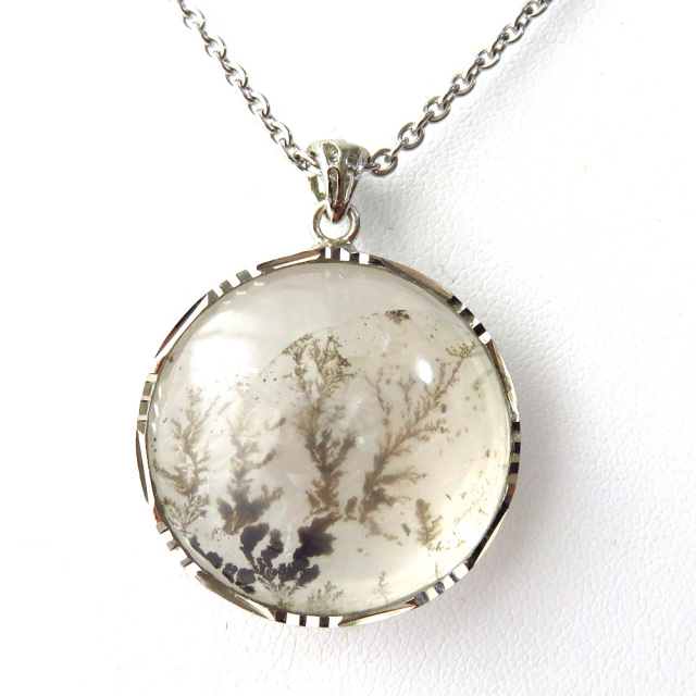 デンドリティック クォーツ ペンダント Silver925 自然の芸術
