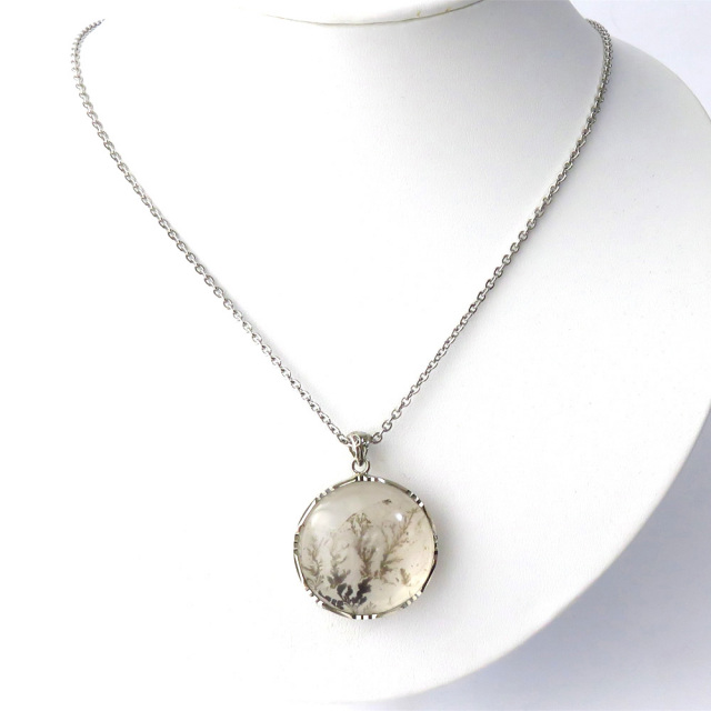 デンドリティック クォーツ ペンダント Silver925 自然の芸術