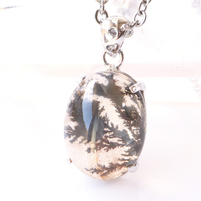 デンドリティック クォーツ ペンダント Silver925 自然の芸術 1点物 天然石 パワーストーン