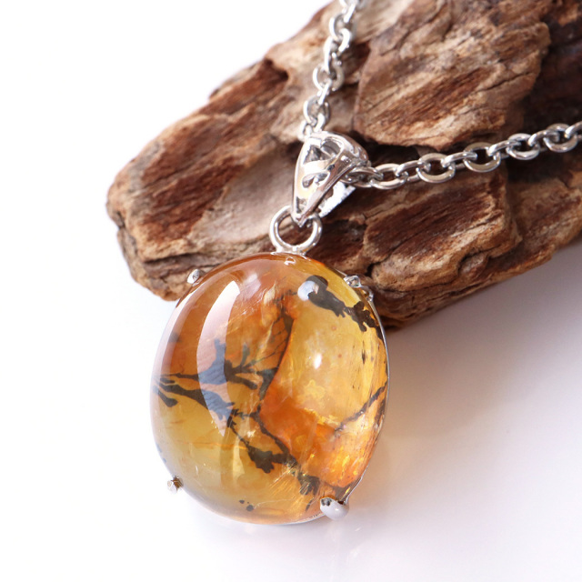 デンドリティック クォーツ ペンダント Silver925 自然の芸術 1点物 天然石 パワーストーン