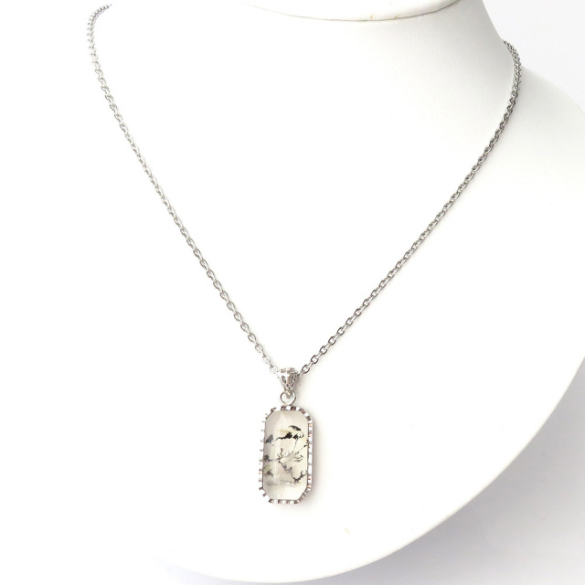 デンドリティック クォーツ ペンダント Silver925 自然の芸術