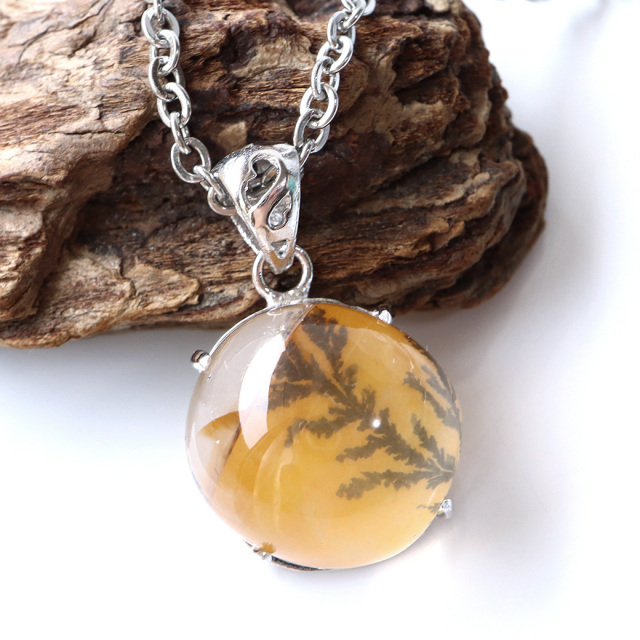 デンドリティック クォーツ ペンダント Silver925 自然の芸術 1点物 天然石 パワーストーン