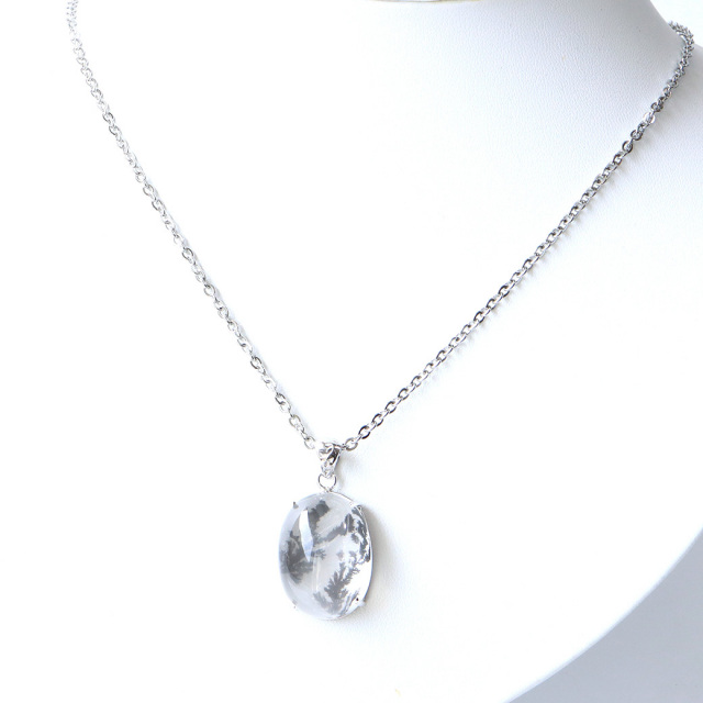 デンドリティック クォーツ ペンダント Silver925 自然の芸術 1点物 天然石 パワーストーン