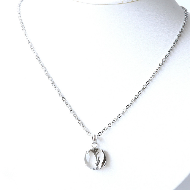 デンドリティック クォーツ ペンダント Silver925 自然の芸術 1点物 天然石 パワーストーン