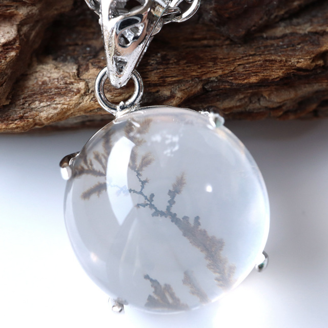 デンドリティック クォーツ ペンダント Silver925 自然の芸術 1点物 天然石 パワーストーン