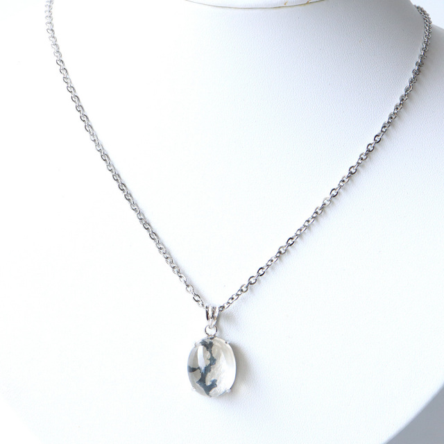 デンドリティック クォーツ ペンダント Silver925 自然の芸術 1点物 天然石 パワーストーン