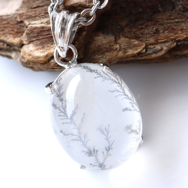 デンドリティック クォーツ ペンダント Silver925 自然の芸術 1点物 天然石 パワーストーン