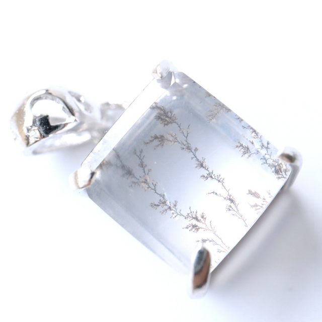 デンドリティック クォーツ ペンダント Silver925 自然の芸術 1点物 天然石 パワーストーン