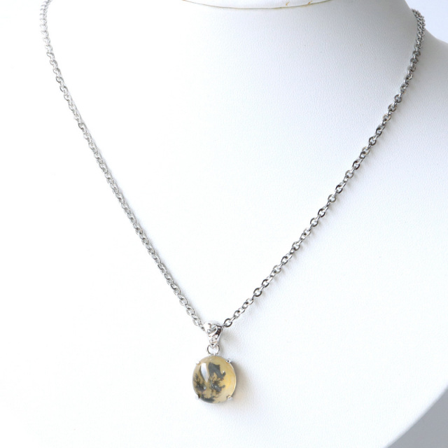 デンドリティック クォーツ ペンダント Silver925 自然の芸術 1点物 天然石 パワーストーン