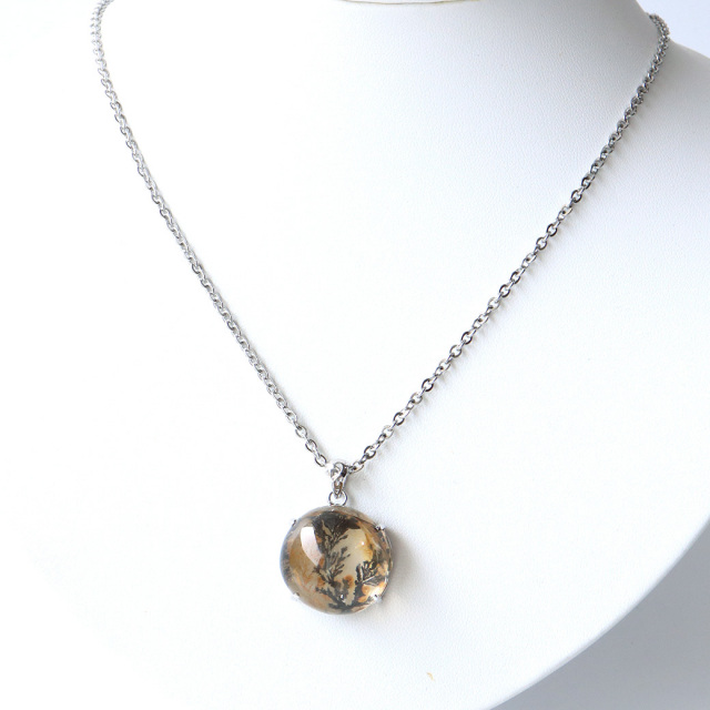 デンドリティック クォーツ ペンダント Silver925 自然の芸術 1点物 天然石 パワーストーン