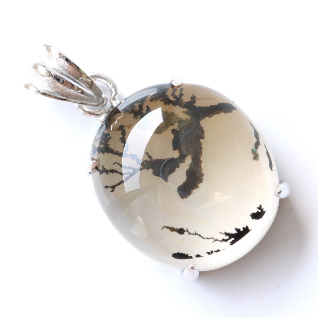 デンドリティック クォーツ ペンダント Silver925 自然の芸術 1点物 天然石 パワーストーン