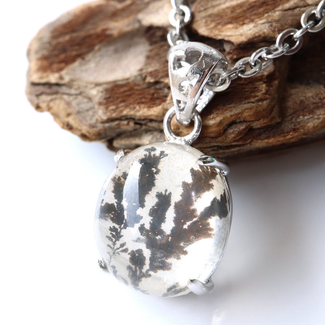 デンドリティック クォーツ ペンダント Silver925 自然の芸術 1点物 天然石 パワーストーン