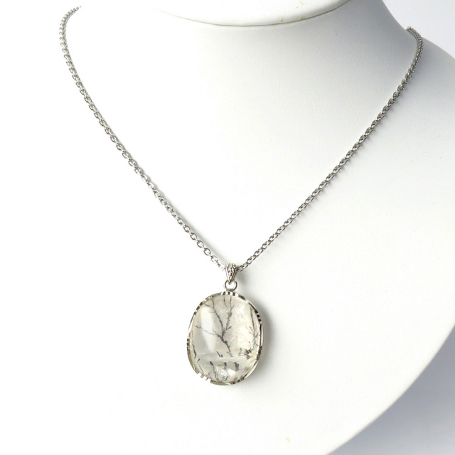 デンドリティック クォーツ ペンダント Silver925 自然の芸術
