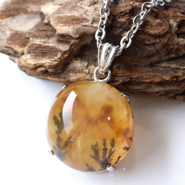 デンドリティック クォーツ ペンダント Silver925 自然の芸術 1点物 天然石 パワーストーン