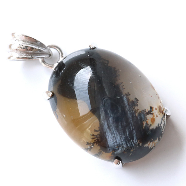 デンドリティック クォーツ ペンダント Silver925 自然の芸術 1点物 天然石 パワーストーン