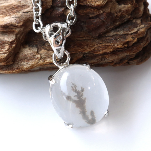 デンドリティック クォーツ ペンダント Silver925 自然の芸術 1点物 天然石 パワーストーン
