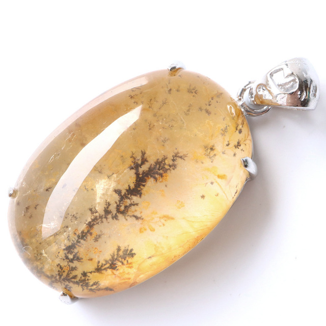 デンドリティック クォーツ ペンダント Silver925 自然の芸術 1点物 天然石 パワーストーン