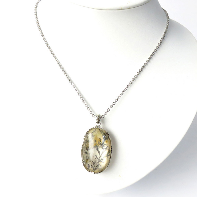 デンドリティック クォーツ ペンダント Silver925 自然の芸術