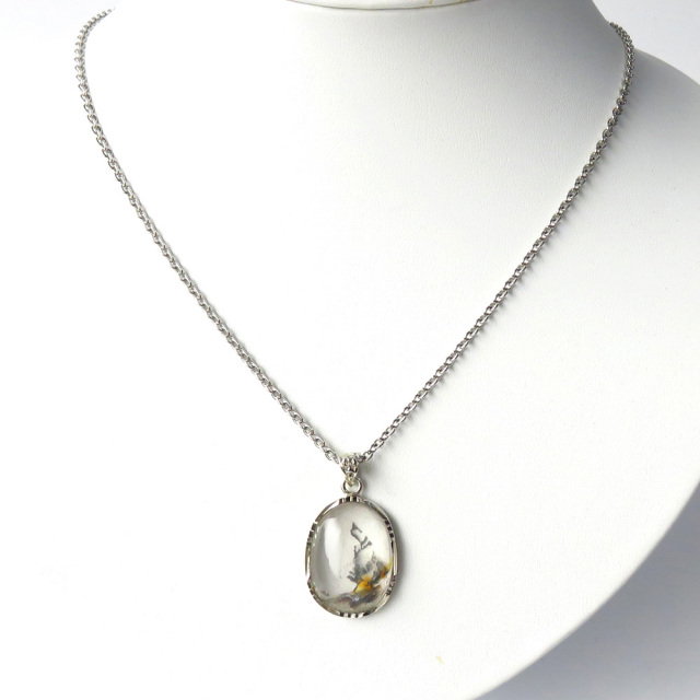 デンドリティック クォーツ ペンダント Silver925 自然の芸術
