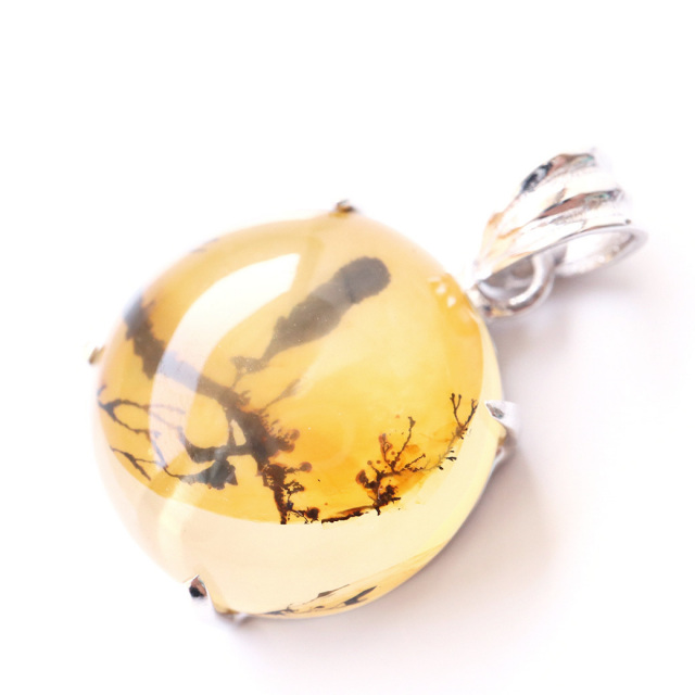 デンドリティック クォーツ ペンダント Silver925 自然の芸術 1点物 天然石 パワーストーン