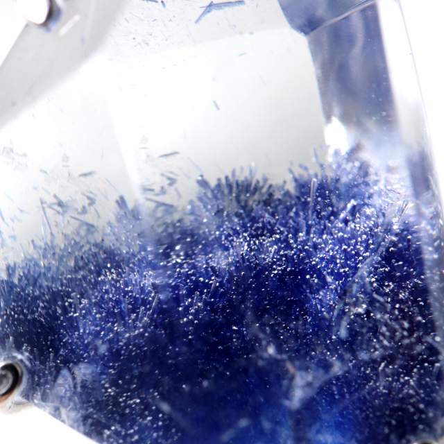 デュモルチェライト イン クォーツ AAA ネックレス 天然石 ペンダント Silver925 1点もの パワーストーン デュモルチェ石 ブラジル産