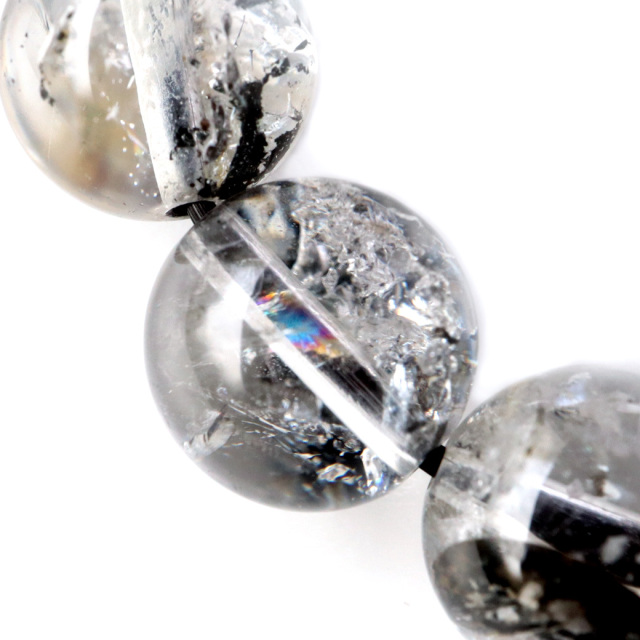 9★特選一品★最強浄化力【11mm『骸骨水晶』ヒマラヤエレスチャル】❤️ パワーストーン 天然石 ブラックエレスチャルクォーツ 骸骨水晶