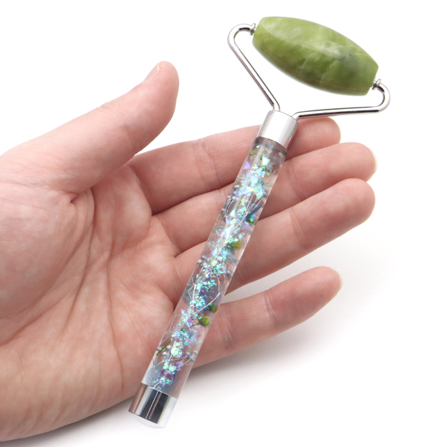 ハーバリウム フェイスローラー ネフライト