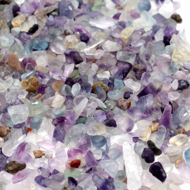 ★特選一連★ココロの疲労回復に♡天才の石【82cm◇フローライトさざれ連】❤️ ☆特選一連☆ココロの疲労回復に♡天才の石【82cm◇フローライトさざれ