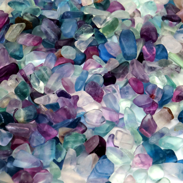 フローライト さざれ石 100g マルチカラー 天然石 パワーストーン 浄化