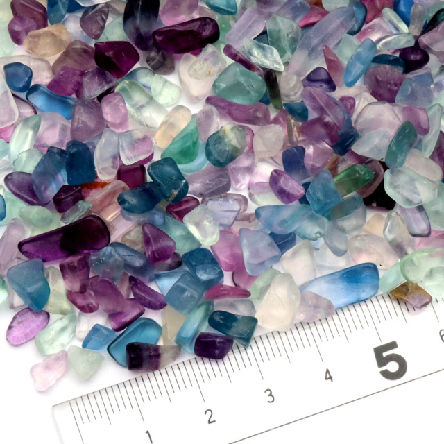 フローライト さざれ石 100g マルチカラー 天然石 パワーストーン 浄化