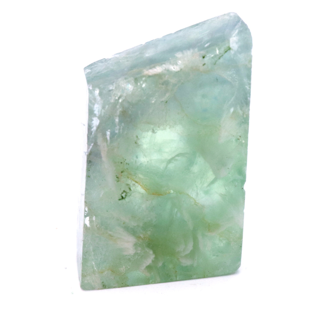 エンジェルフェザー フローライト 原石 スライス 23g 天然石 パワーストーン 1点もの 蛍石 Fluorite