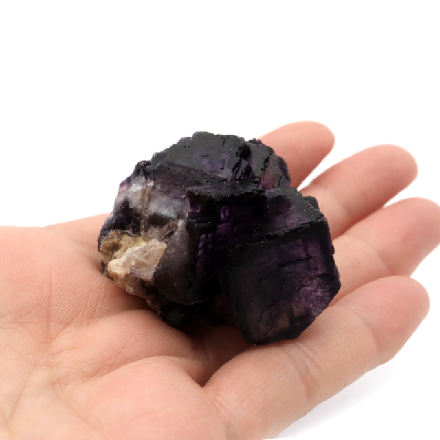 パープルフローライト 原石 中国 安徽省産 ツーソン展示会商品 蛍石 ほたるいし 天然石 置き物 置物